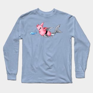 Megalodon Piggy Long Sleeve T-Shirt